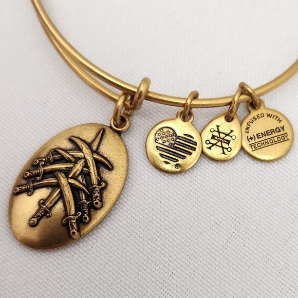 Alex And Ani Seven Swords III, EWB,RG Bracelet #632 - Picture 9 of 11